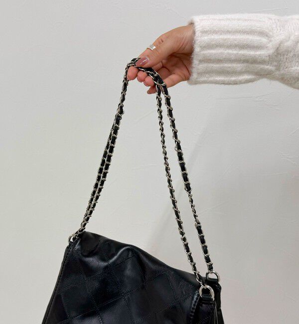 fredy emue「キルト柄チェーンバッグ」|ショルダー・メッセンジャー|