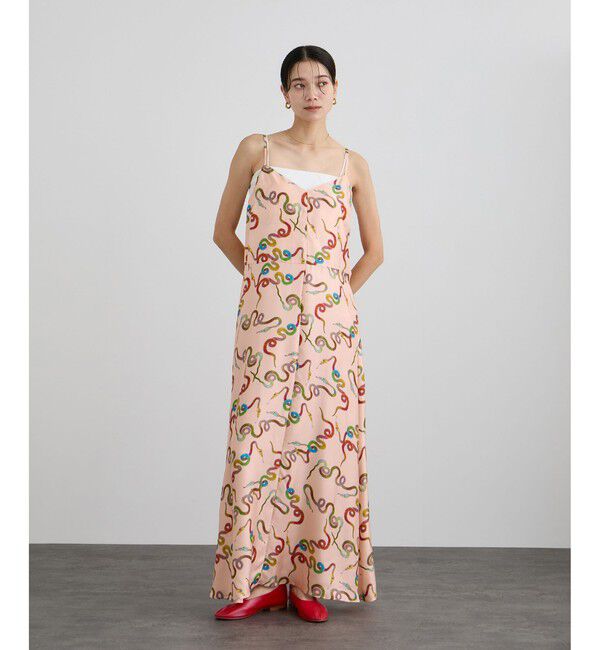 SALON adam et rope'「【LA PRESTIC OUISTON】NOLA SE キャミワンピ」|ワンピース|ベージュ系(29)