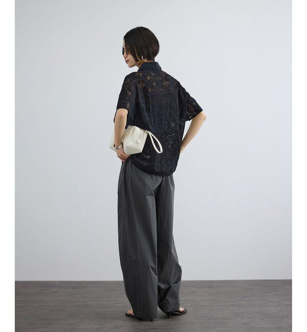SALON adam et rope'「【WEB限定】パッチワークレースシャツ / セットアップ対応」|シャツ・ブラウス|