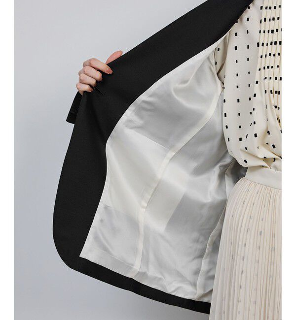 ROPE「シルクウールオーバージャケット」|テーラードジャケット|