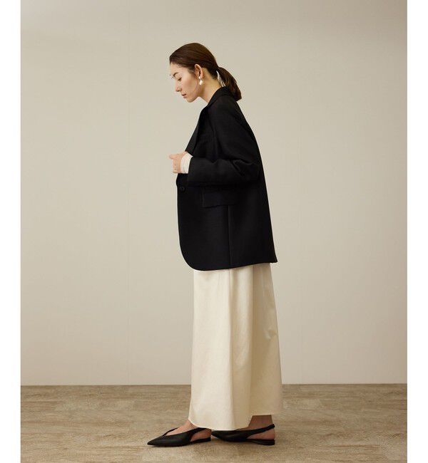 ROPE「シルクウールオーバージャケット」|テーラードジャケット|