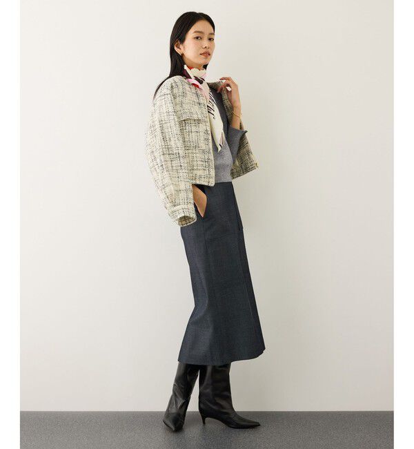 ROPE「カシミヤVネックニットプルオーバー」|ニット・セーター|