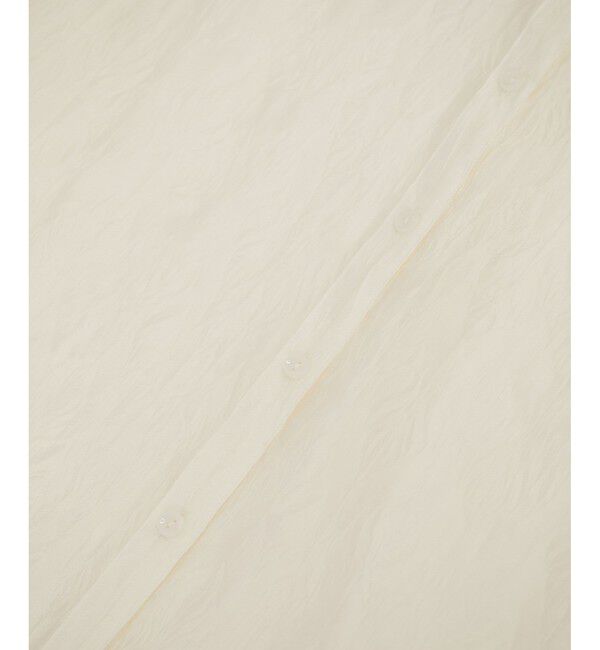 VIS「【洗える】【マルチWAY】シワ加工シアーシャツ」|シャツ・ブラウス|