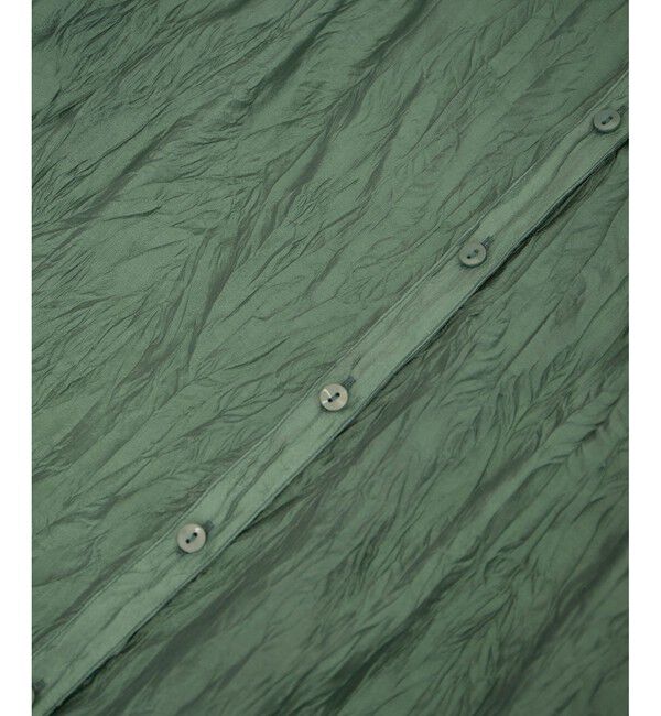 VIS「【洗える】【マルチWAY】シワ加工シアーシャツ」|シャツ・ブラウス|