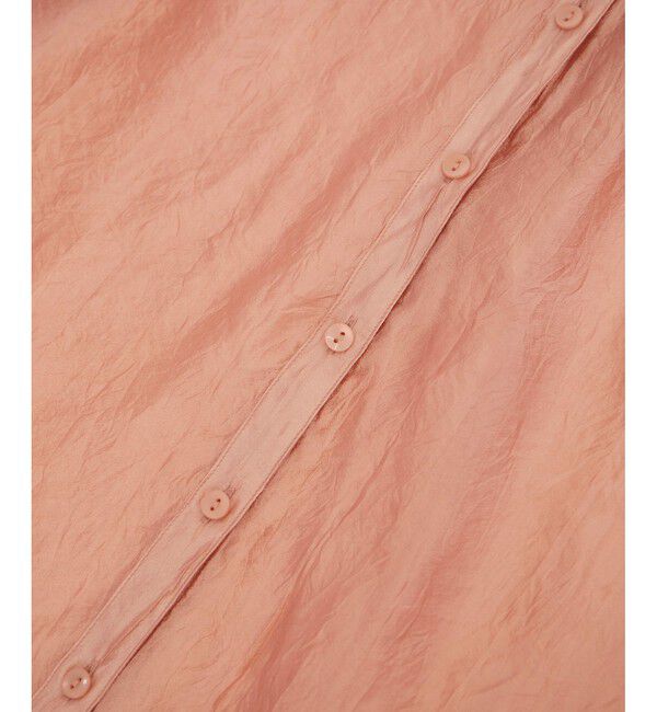 VIS「【洗える】【マルチWAY】シワ加工シアーシャツ」|シャツ・ブラウス|