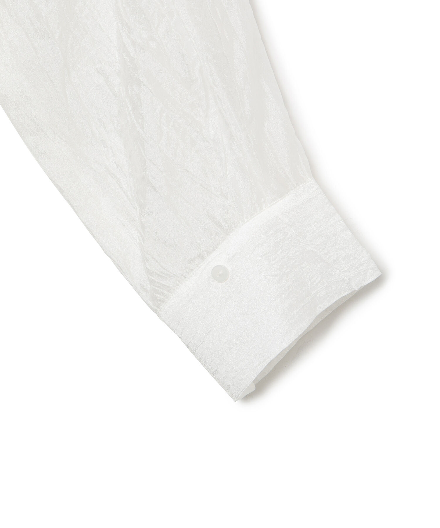 VIS「【洗える】【マルチWAY】シワ加工シアーシャツ」|シャツ・ブラウス|