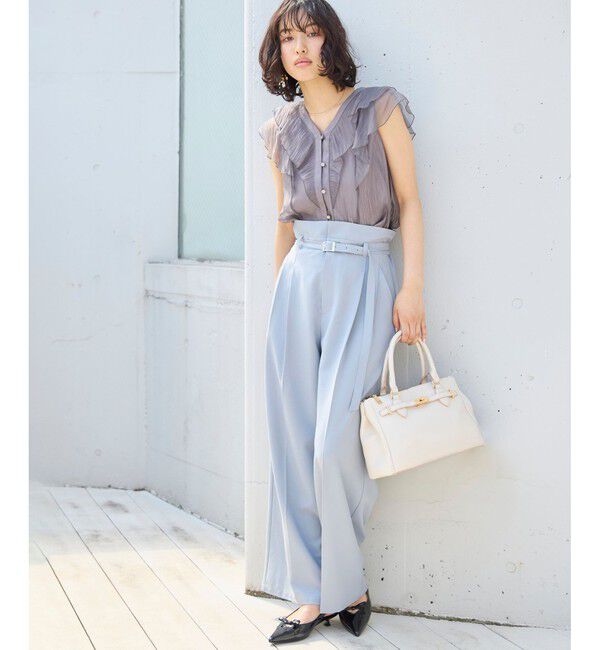 VIS「スリングバックリボンミュール」|パンプス|