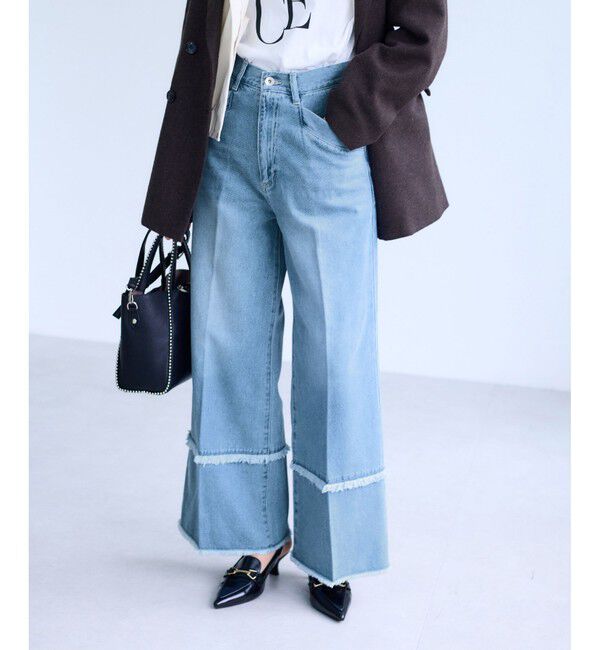 VIS「フリンジフレアデニム」|デニム|