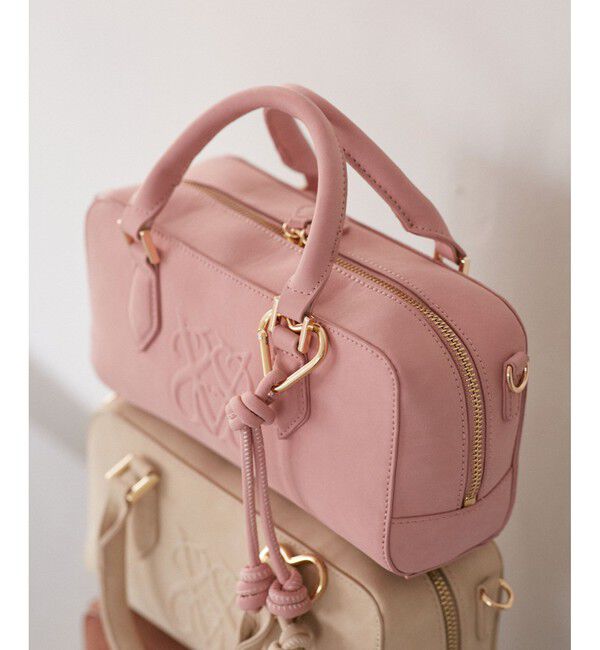 VIS「ロゴスエードミニボストンバッグ/2WAY」|ボストンバッグ|