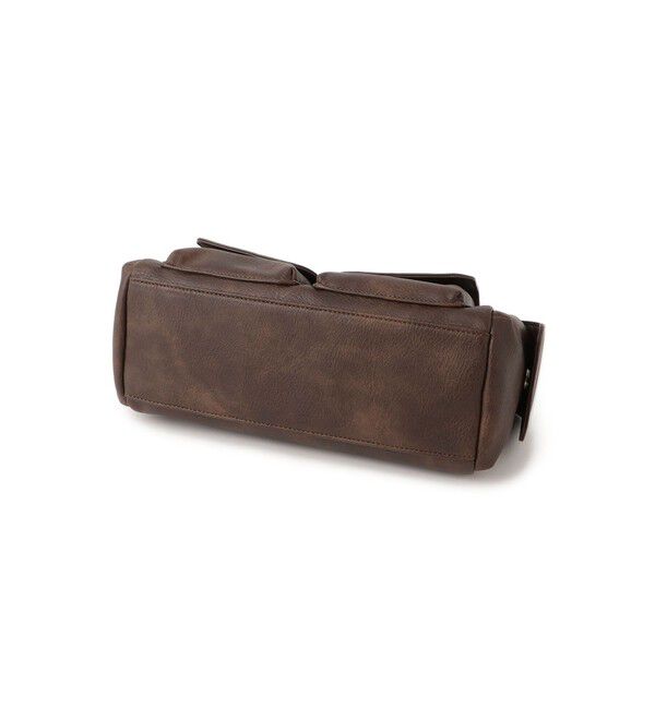 VIS「【2WAY】ビンテージ合皮クアトロポケットショルダーバッグ」|ショルダー・メッセンジャー|