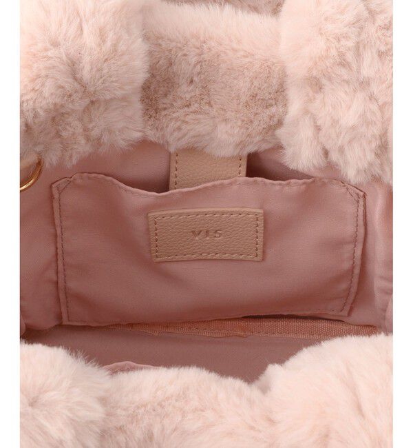 VIS「【2WAY】ファーリボントートバッグ」|トートバッグ|