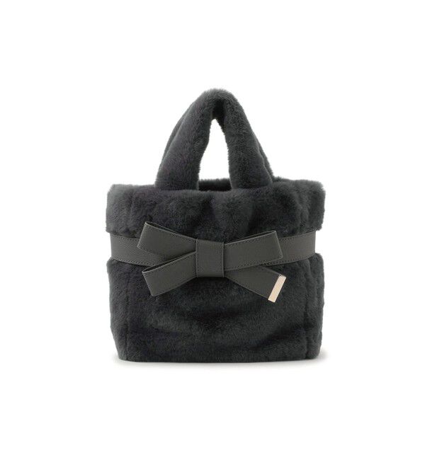 VIS「【2WAY】ファーリボントートバッグ」|トートバッグ|