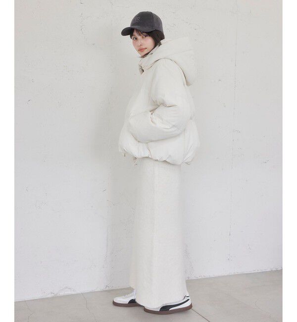 VIS「【アウター総選挙3位】フード取り外し可能軽量ダウンブルゾン/2WAY・撥水加工」|ダウン|