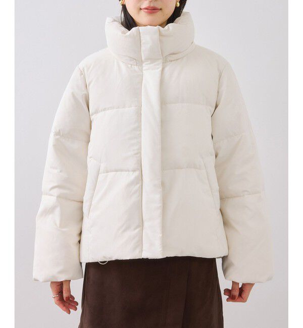 VIS「【アウター総選挙3位】フード取り外し可能軽量ダウンブルゾン/2WAY・撥水加工」|ダウン|