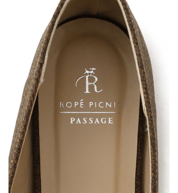 ROPE PICNIC PASSAGE「Tストラップフラットパンプス」|パンプス|
