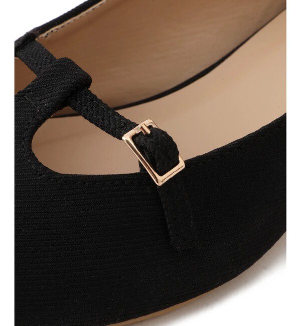 ROPE PICNIC PASSAGE「Tストラップフラットパンプス」|パンプス|