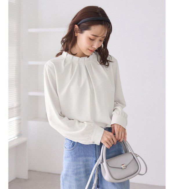 Rope&rsquo;Picnic「【WEB限定】多機能タックブラウス」|シャツ・ブラウス|