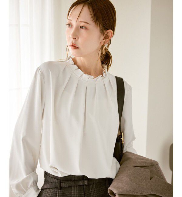 Rope&rsquo;Picnic「【WEB限定】多機能タックブラウス」|シャツ・ブラウス|