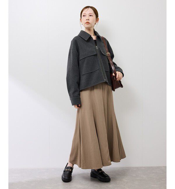 Rope&rsquo;Picnic「フィブリルマーメイドフレアスカート」|スカート|