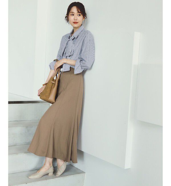 Rope&rsquo;Picnic「フィブリルマーメイドフレアスカート」|スカート|