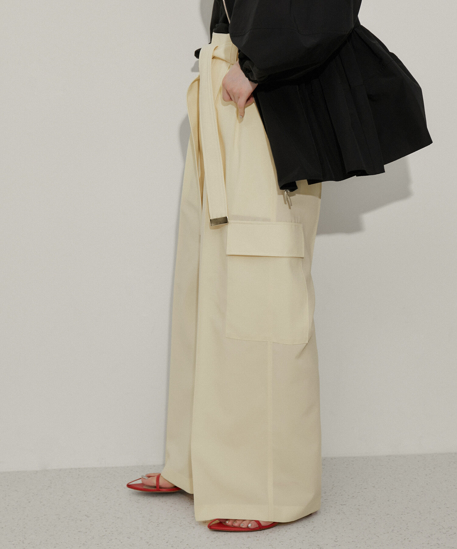 ADAM ET ROPE'「【サステナブル】ドライボイルワークパンツ」|その他|