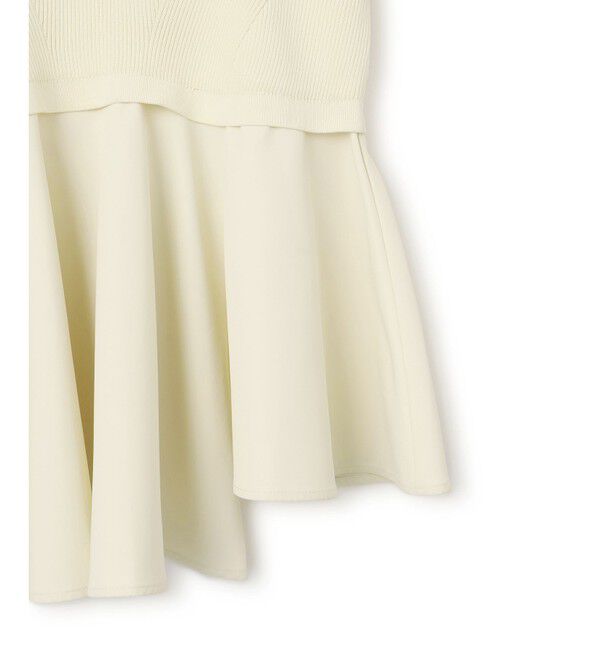 ADAM ET ROPE'「【再入荷】・【サステナブル】ペプラムコンビニットプルオーバー」|ニット・セーター|