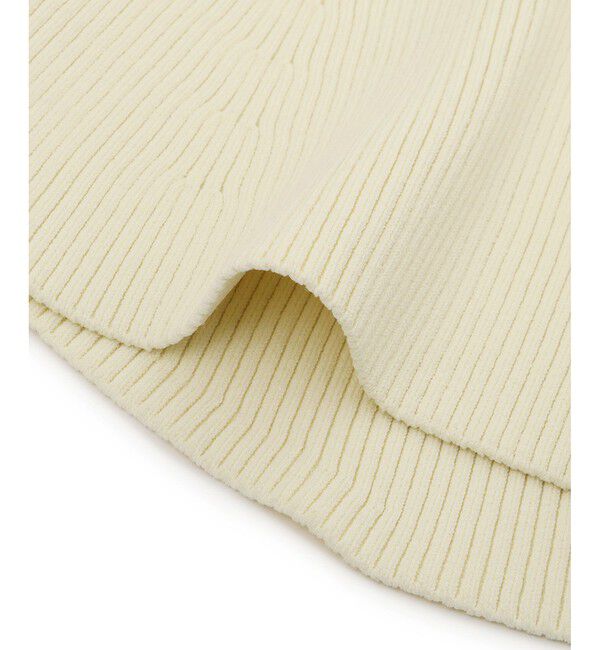 ADAM ET ROPE'「【再入荷】・【サステナブル】ペプラムコンビニットプルオーバー」|ニット・セーター|