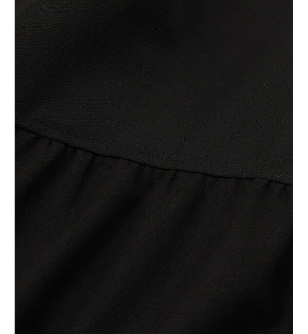 ADAM ET ROPE'「【WEB限定】ディープネックAラインワンピース」|ワンピース|