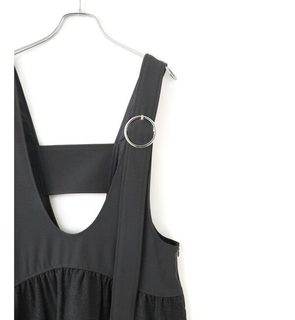 ADAM ET ROPE'「【WEB限定】ディープネックAラインワンピース」|ワンピース|