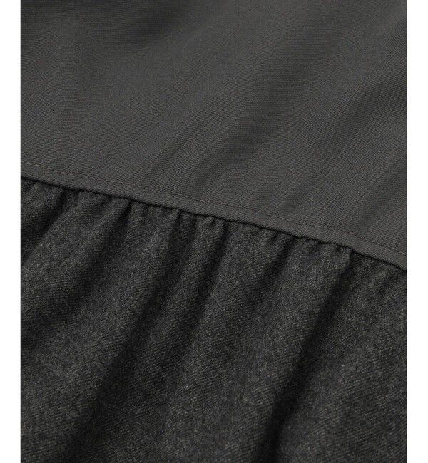 ADAM ET ROPE'「【WEB限定】ディープネックAラインワンピース」|ワンピース|