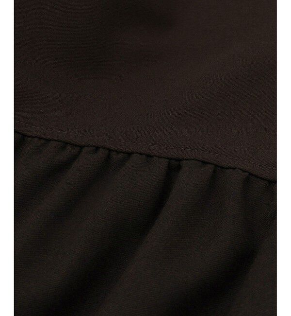 ADAM ET ROPE'「【WEB限定】ディープネックAラインワンピース」|ワンピース|