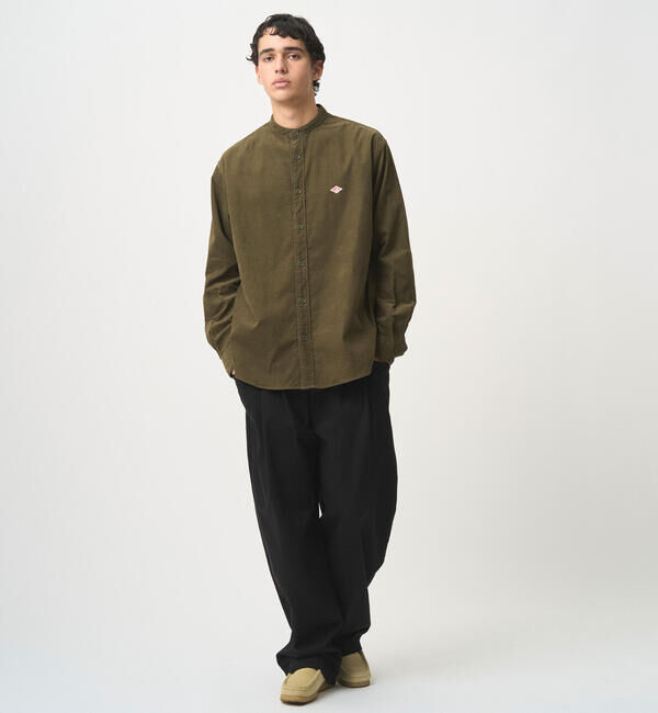 DANTON「DANTON | フランネル 2タックイージーパンツ MEN」|チノ|GREY系1