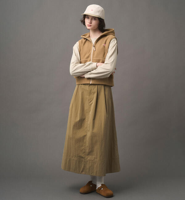 DANTON「DANTON | ジップ フードボアベスト WOMEN」|その他|