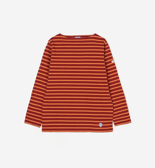 ORCIVAL「ORCIVAL | コットンロード フレンチバスクシャツ WOMEN」|Tシャツ・カットソー|RED系1