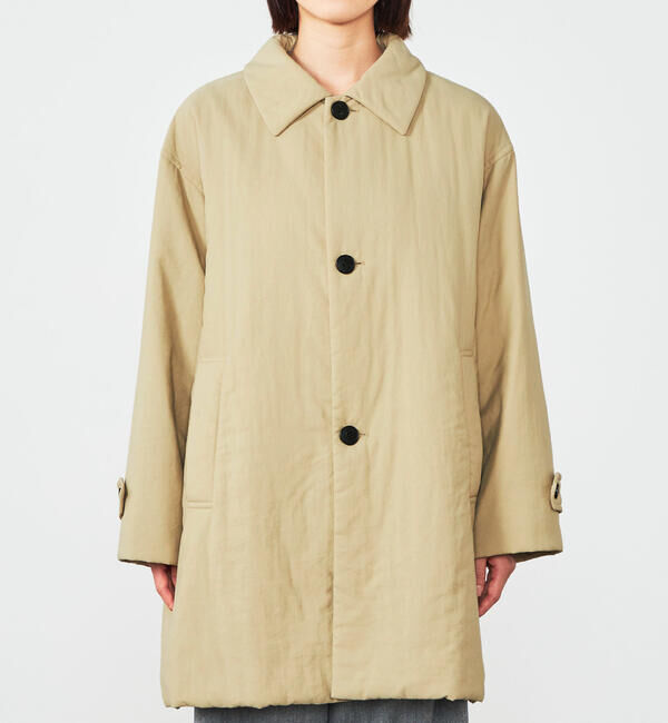 LE GLAZIK「LE GLAZIK | ナイロンツイル ショートコート WOMEN」|ダウン|