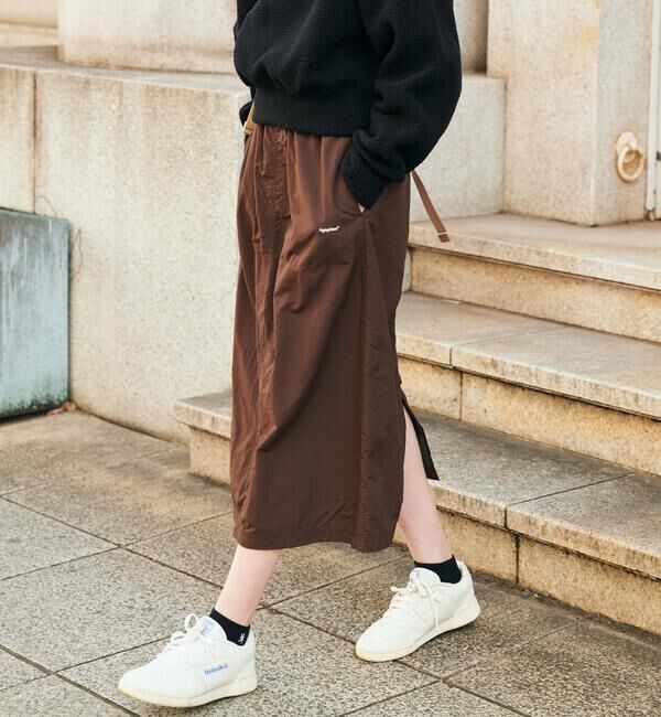 GYMPHLEX「Gymphlex | ナイロンタスラン イージースカート WOMEN」|スカート|BROWN