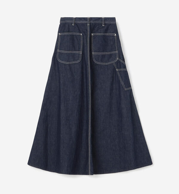  「orSlow | DENIM PAINTER LONG SKIRT WOMEN」|スカート|
