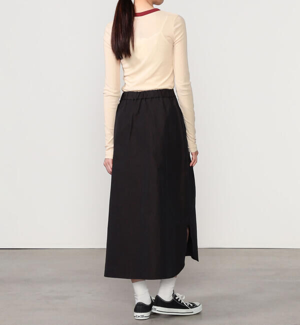  「HAVERSACK | シャンブレー ロングシャツスカート WOMEN」|スカート|