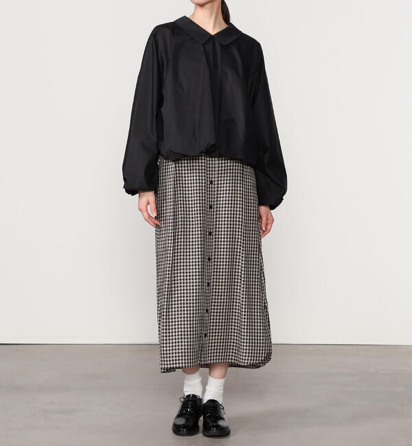  「HAVERSACK | ラウンドカラー 長袖シャツ WOMEN」|シャツ・ブラウス|