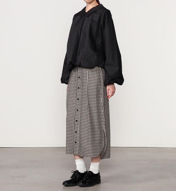  「HAVERSACK | ラウンドカラー 長袖シャツ WOMEN」|シャツ・ブラウス|