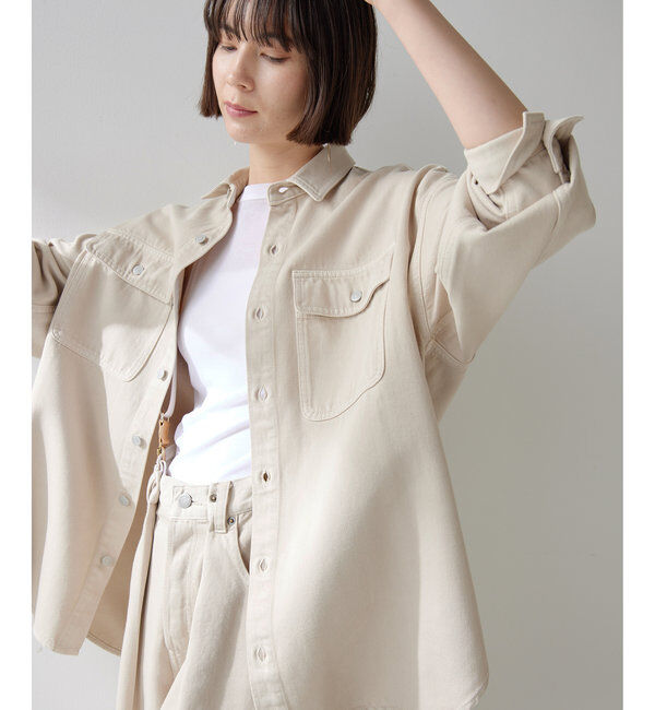  「ドロップデニムシャツ」|シャツ・ブラウス|