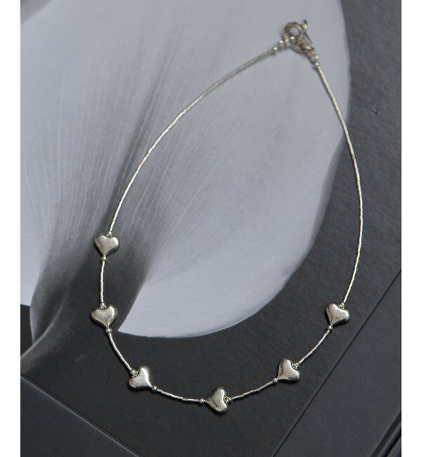 Hoaw.「【Hoaw.】Heartビース ショートネックレス」|リング|
