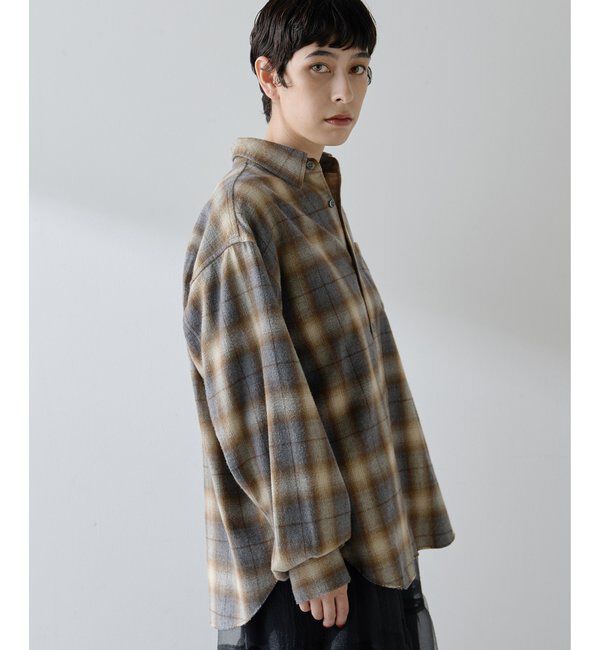  「シャギーチェックシャツ」|シャツ・ブラウス|