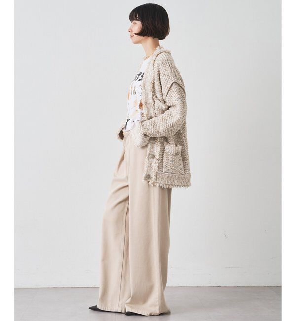  「ミックスヤーンニットツイードジャケット」|その他|