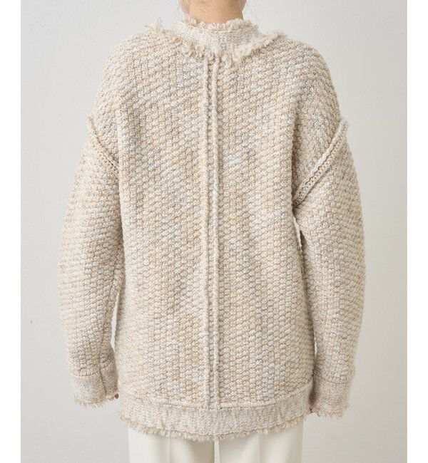  「ミックスヤーンニットツイードジャケット」|その他|