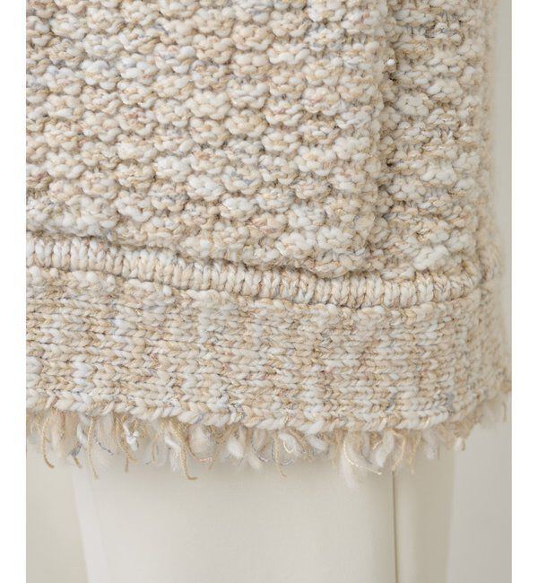  「ミックスヤーンニットツイードジャケット」|その他|