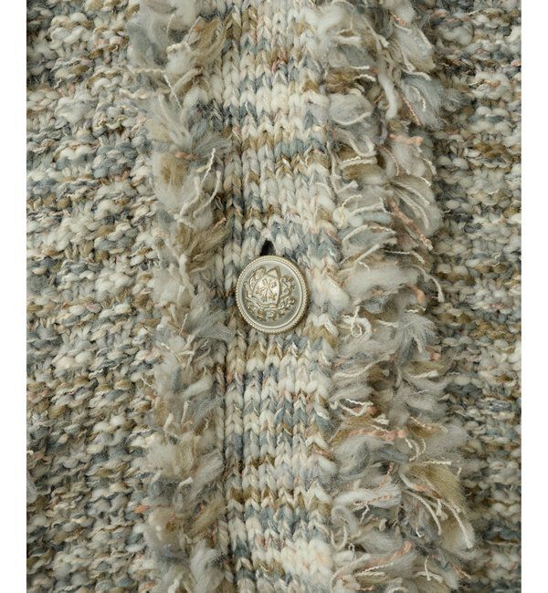  「ミックスヤーンニットツイードジャケット」|その他|