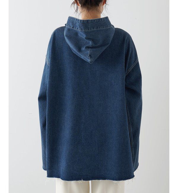  「【インフルエンサーコラボ】デニムフーディー」|シャツ・ブラウス|