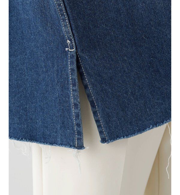  「【インフルエンサーコラボ】デニムフーディー」|シャツ・ブラウス|