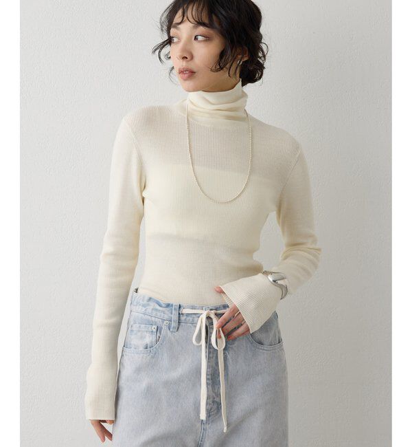  「ソフトRIBタートル」|ニット・セーター|